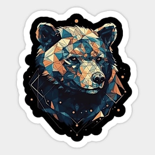 Abstract bear Sticker